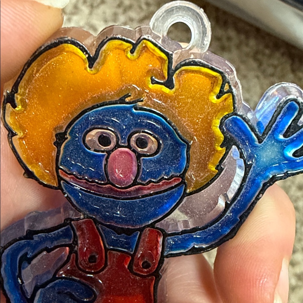Vintage 1987 Colorful Muppets Grover Character Ornament - Picture 6 of 6